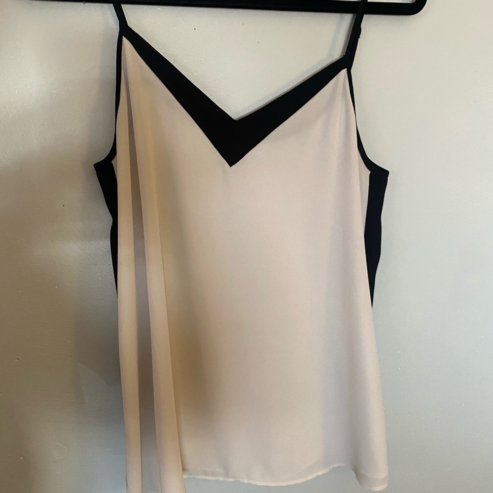 Elegant Black and White Women's Top